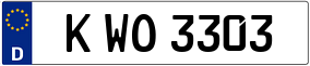 Truck License Plate